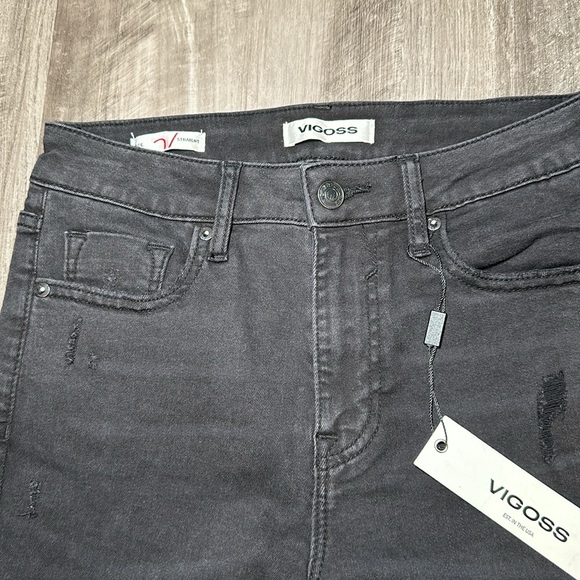 Vigoss Ace Straight Leg Distressed Jeans - 26 - Picture 7 of 9